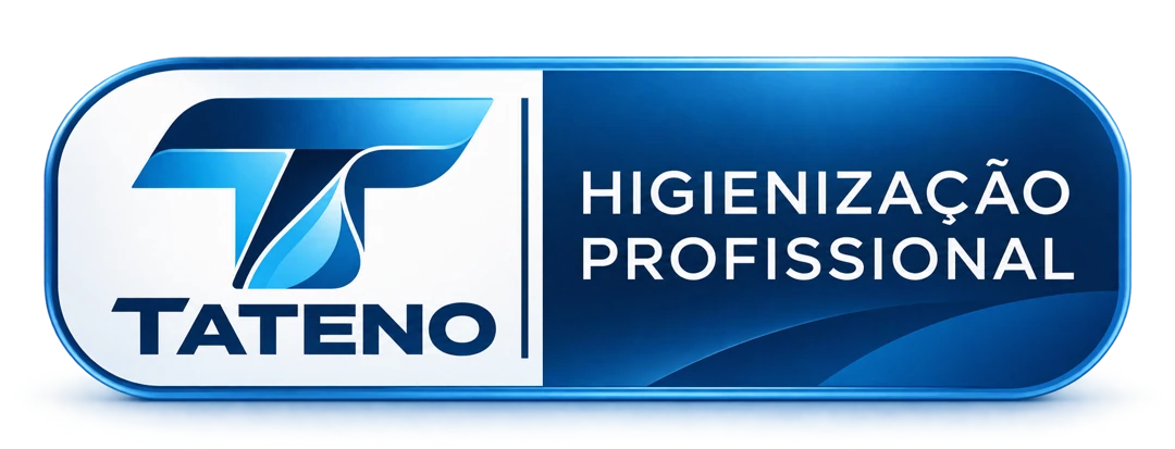Tateno Higienização Profissional — logotipo em selo